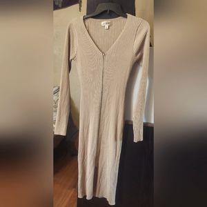 Say What Zip-up Dress
